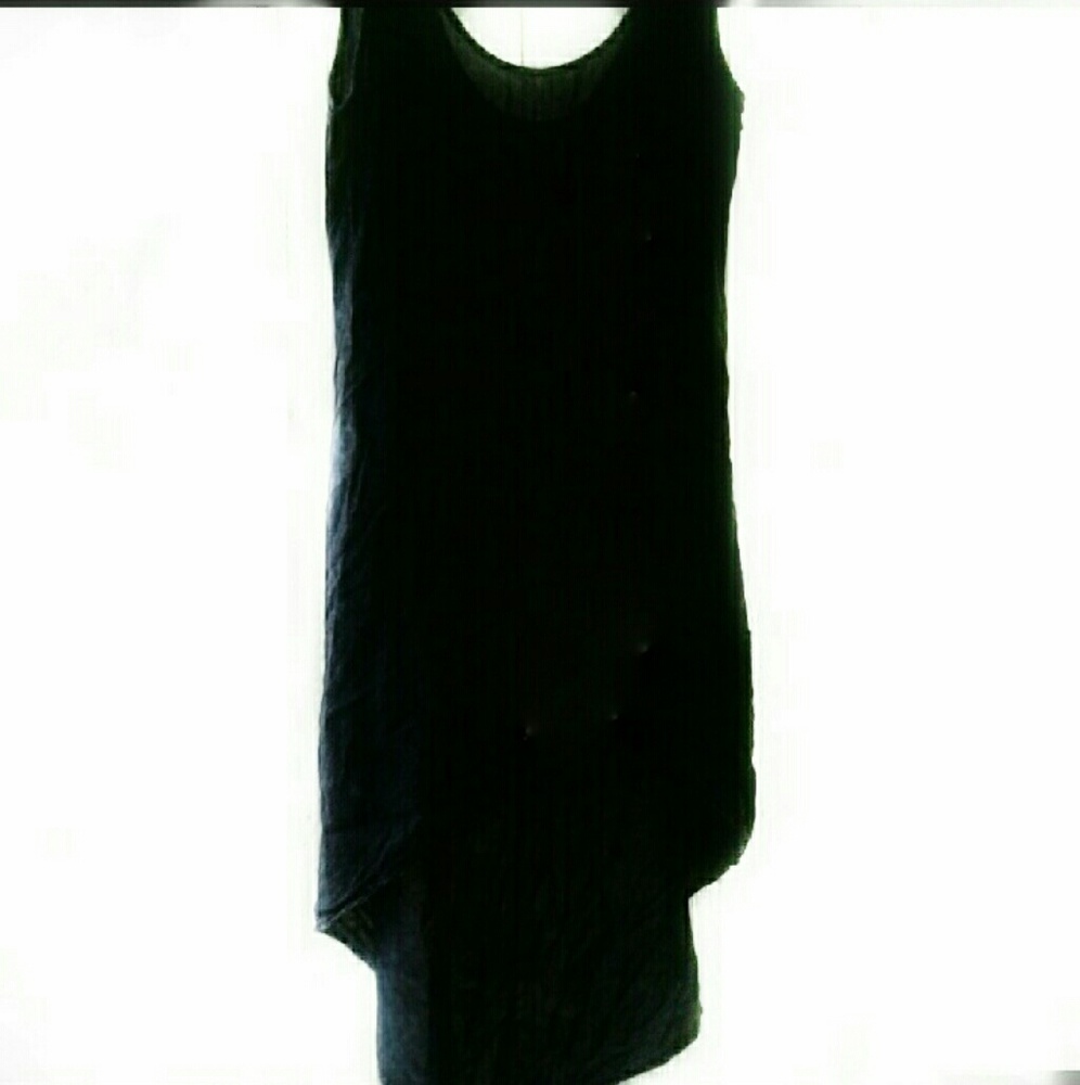 Black Hogh Low Dress Size Small